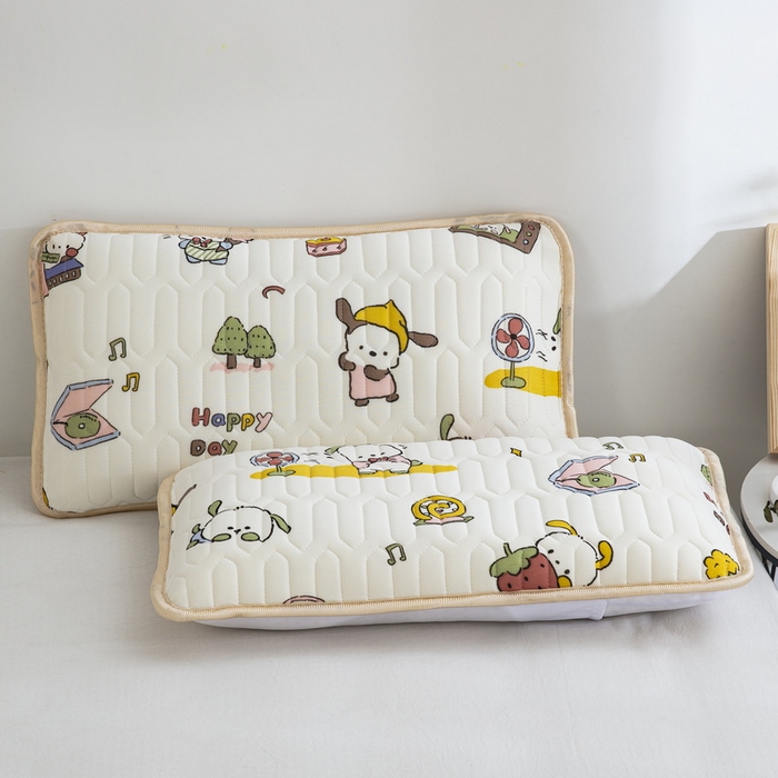 91家纺网 家纺一手货源 找家纺 纽乐家纺 2024新款儿童乳胶枕套 童趣狗狗