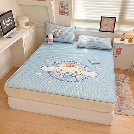 金爱家 2024款三丽鸥乳胶凉席床笠款 气水玉桂狗