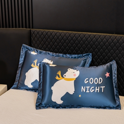 91家纺网 家纺一手货源 找家纺 （总）梦舒羽 2025新款可水洗冰丝枕套宿舍单人凉爽枕头套