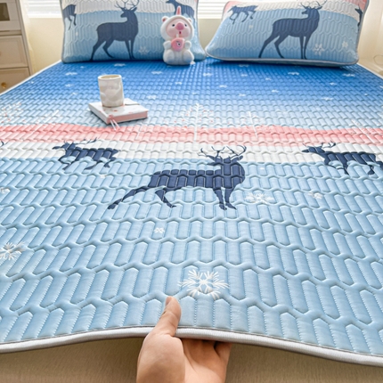 91家纺网 家纺一手货源 找家纺 （总）东宇床垫 2025新款A类凉感丝乳胶成人凉席