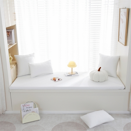 共鸣沙发垫2024新款5cm厚50D凉豆豆海绵飘窗垫 凉豆豆米色