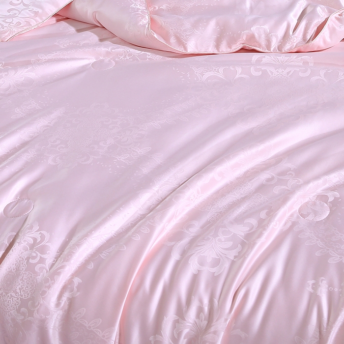 91家纺网 家纺一手货源 找家纺 恒鑫家纺 2025新款提花蚕丝夏凉被被子被芯 柔情玉