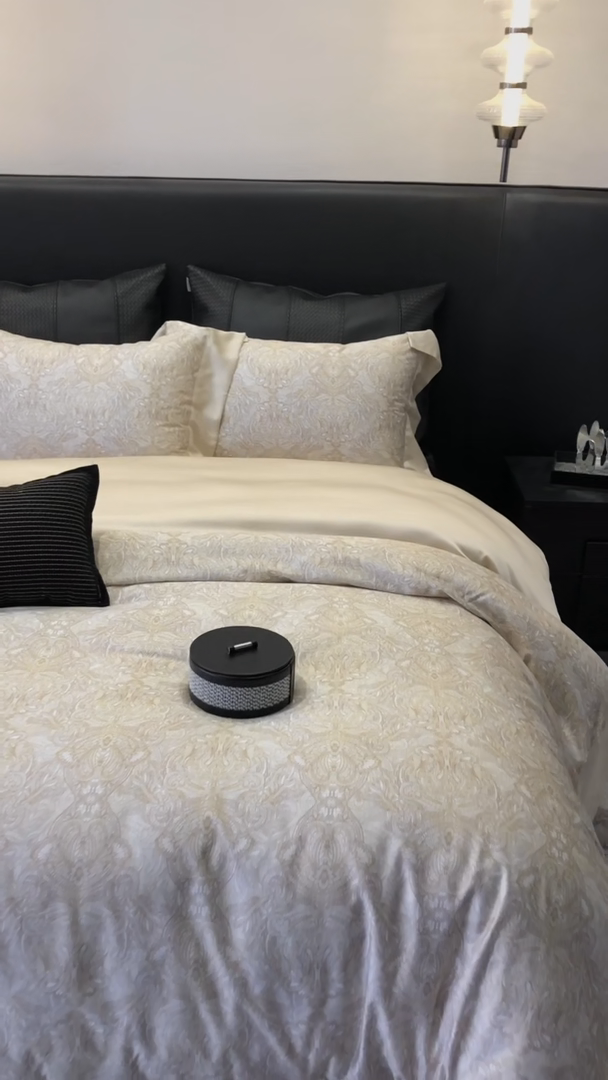 91家纺网 家纺一手货源 找家纺 涞澳 新款80支天丝棉四件套 沙棠-绿