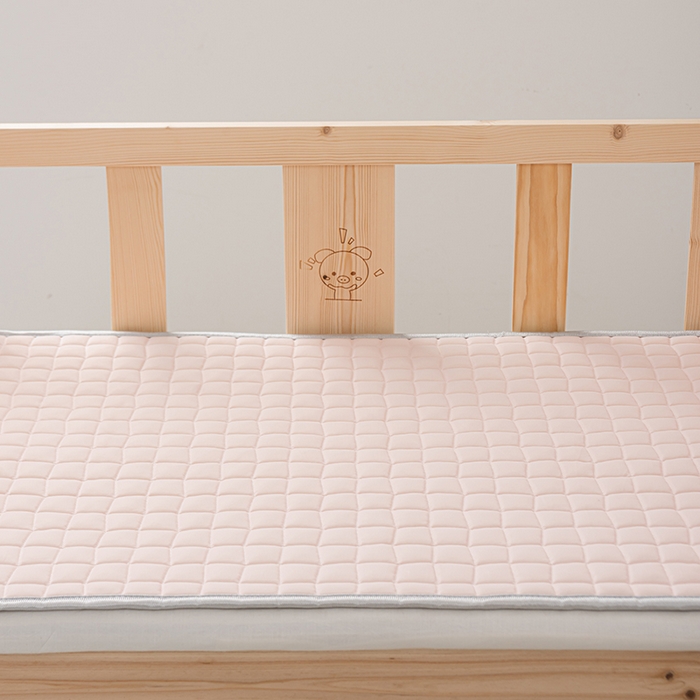 91家纺网 家纺一手货源 找家纺 吾诺家居 2024新款冰嘟嘟儿童硅胶凉席 浅粉