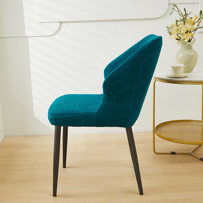 91家纺网 家纺一手货源 找家纺 共鸣沙发套 2024新款臻品提花系列椅套（扇形椅套） 织叶-杉绿