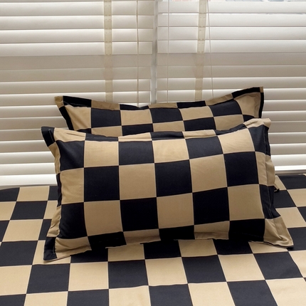 91家纺网 家纺一手货源 找家纺 楠沐-2025年新款亲肤芦荟棉印花枕套 米卡6