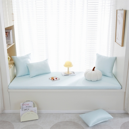 共鸣沙发垫2024新款5cm厚50D凉豆豆海绵飘窗垫 凉豆豆绿色