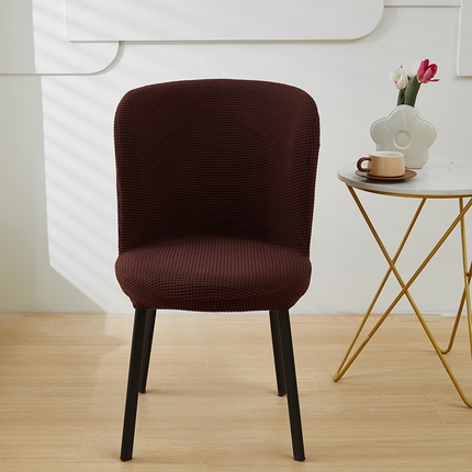 共鸣沙发套 2024新款玉米绒系列椅套（圆形椅套） 玉米绒-深咖