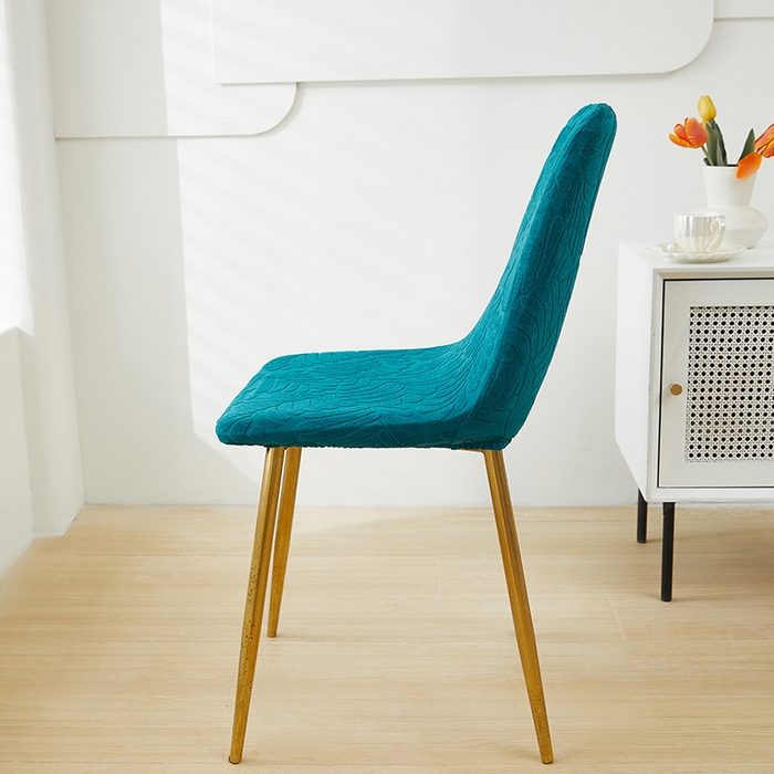 91家纺网 家纺一手货源 找家纺 共鸣沙发套 2024新款臻品提花系列椅套（短背款弧形椅套） 织叶-杉绿