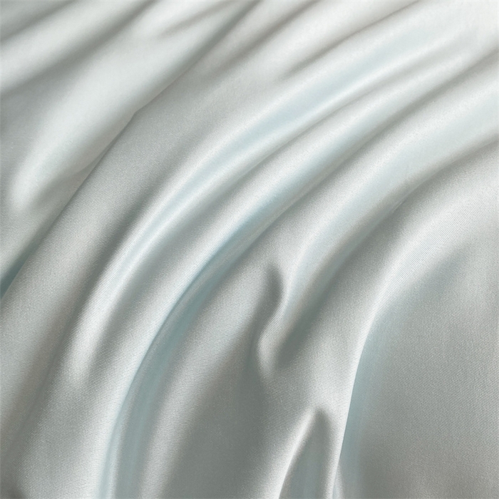 91家纺网 家纺一手货源 找家纺 2024新款燕窝蛋白刺绣A类雪莲天丝数码边夏被四件套 水蓝