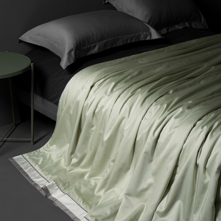 91家纺网 家纺一手货源 找家纺 （总）CINNY馨宜 2025新款140支LF长绒棉混纺 99%大豆填充 棉夏被（星河）