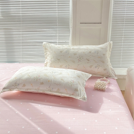 91家纺网 家纺一手货源 找家纺 楠沐-2025年新款亲肤芦荟棉印花枕套 水墨花8