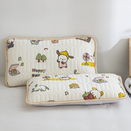 91家纺网 家纺一手货源 找家纺 纽乐家纺 2024新款儿童乳胶枕套 童趣狗狗