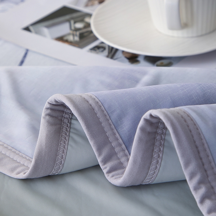 91家纺网 家纺一手货源 找家纺 吾诺家居 2024新款冰嘟嘟微重力硅胶夏被 水墨江南