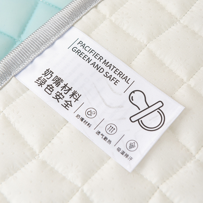 91家纺网 家纺一手货源 找家纺 吾诺家居 2024新款冰嘟嘟儿童硅胶凉席 浅兰