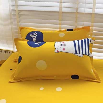 楠沐-2025年新款亲肤芦荟棉印花枕套 熊本3