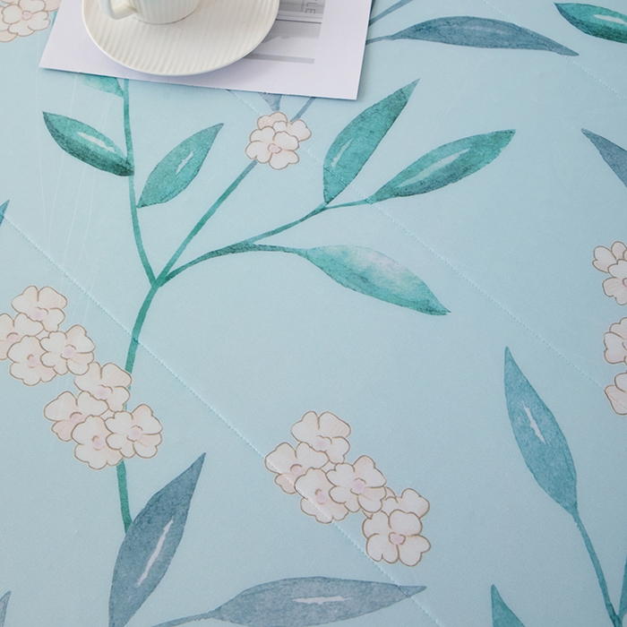 91家纺网 家纺一手货源 找家纺 吾诺家居 2024新款冰嘟嘟微重力硅胶夏被 清雅兰