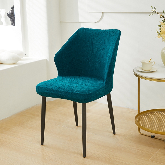 91家纺网 家纺一手货源 找家纺 共鸣沙发套 2024新款臻品提花系列椅套（扇形椅套） 织叶-杉绿