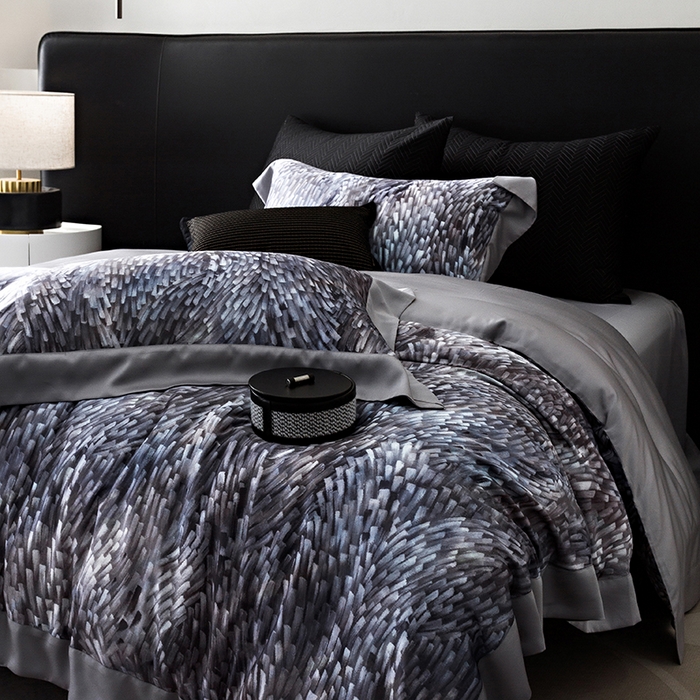 91家纺网 家纺一手货源 找家纺 涞澳 新款80支天丝棉四件套 知年-蓝