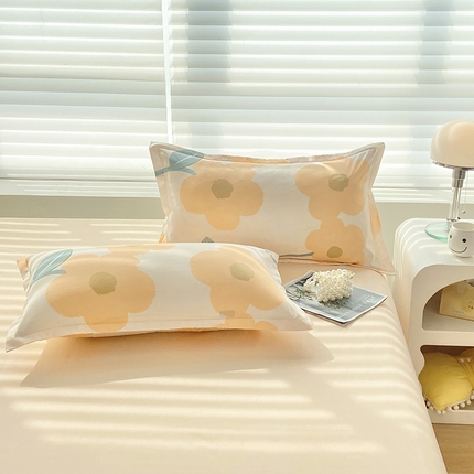 91家纺网 家纺一手货源 找家纺 （总）楠沐-2025年新款亲肤芦荟棉印花枕套