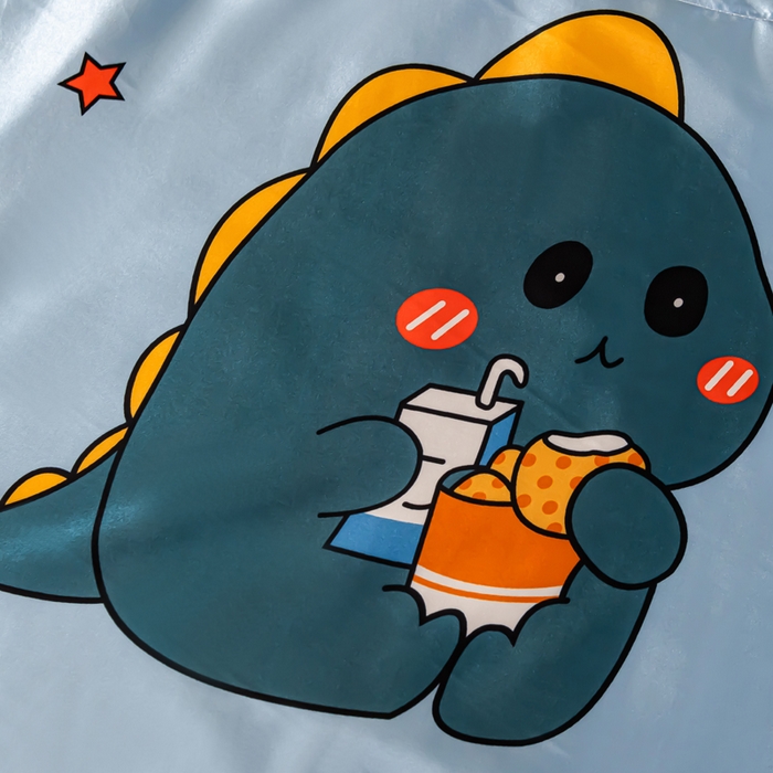 91家纺网 家纺一手货源 找家纺 梦舒羽 2025新款可水洗冰丝枕套宿舍单人凉爽枕头套 小恐龙