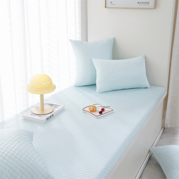 91家纺网 家纺一手货源 找家纺 共鸣沙发垫2024新款5cm厚50D凉豆豆海绵飘窗垫 凉豆豆绿色