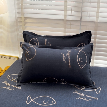 91家纺网 家纺一手货源 找家纺 （总）楠沐-2025年新款亲肤芦荟棉印花枕套