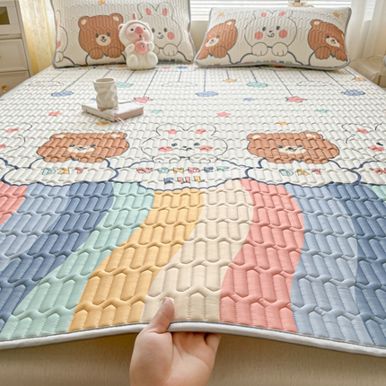 91家纺网 家纺一手货源 找家纺 （总）东宇床垫 2025新款A类凉感丝乳胶成人凉席