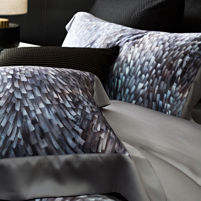 91家纺网 家纺一手货源 找家纺 涞澳 新款80支天丝棉四件套 知年-蓝