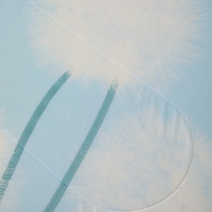 91家纺网 家纺一手货源 找家纺 吾诺家居 2024新款冰嘟嘟微重力硅胶夏被 蒲公英-兰