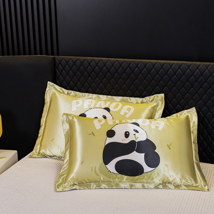 91家纺网 家纺一手货源 找家纺 （总）梦舒羽 2025新款可水洗冰丝枕套宿舍单人凉爽枕头套