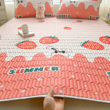 91家纺网 家纺一手货源 找家纺 （总）东宇床垫 2025新款A类凉感丝乳胶成人凉席