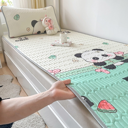 91家纺网 家纺一手货源 找家纺 （总）东宇床垫 2025新款A类凉感丝乳胶学生凉席