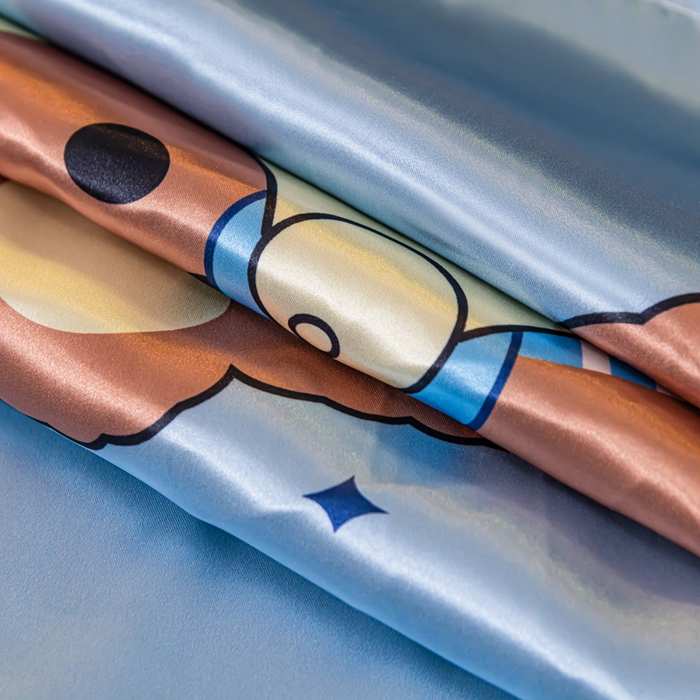 91家纺网 家纺一手货源 找家纺 梦舒羽 2025新款可水洗冰丝枕套宿舍单人凉爽枕头套 抱抱熊