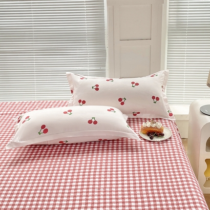 91家纺网 家纺一手货源 找家纺 （总）楠沐-2025年新款亲肤芦荟棉印花枕套