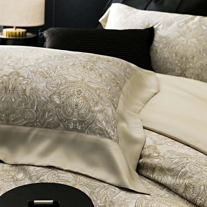 91家纺网 家纺一手货源 找家纺 涞澳 新款80支天丝棉四件套 沙棠-绿