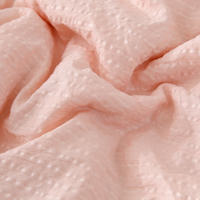 91家纺网 家纺一手货源 找家纺 江山被业 2025新款水洗针织棉无染大豆被 粉色