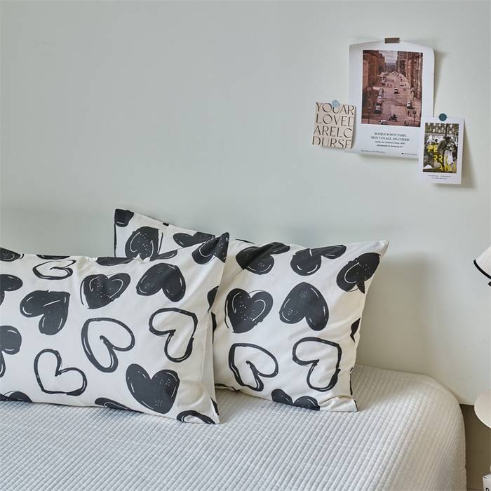 91家纺网 家纺一手货源 找家纺 窝米 2024新款全棉13370印花单品系列--枕套 最爱枕套