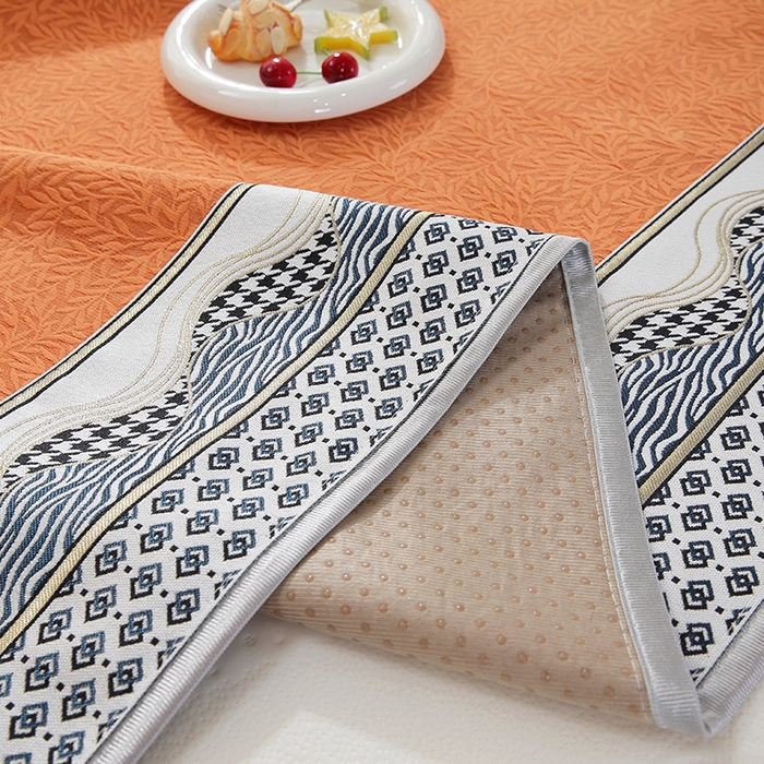 91家纺网 家纺一手货源 找家纺 手艺人沙发垫炕垫 2025新款雪尼尔提花绣花炕盖榻榻米炕垫XK656-XK675 XK658