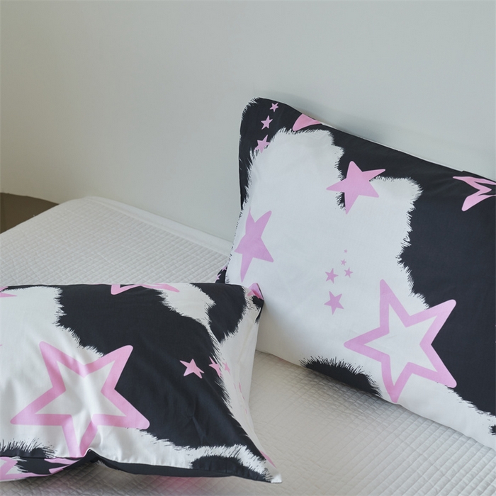 91家纺网 家纺一手货源 找家纺 窝米 2024新款全棉13370印花单品系列--枕套 光芒枕套