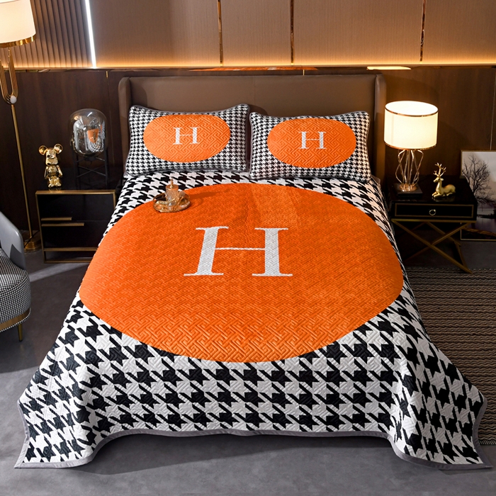 91家纺网 家纺一手货源 找家纺 爵仕家纺 2025新款A面宝宝绒B面磨毛布四季通用床盖 千鸟格