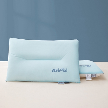 贵夫人 2024新款A类凉感星级酒店枕枕头枕芯-经典版 冰爽蓝 低枕48*74cm/只