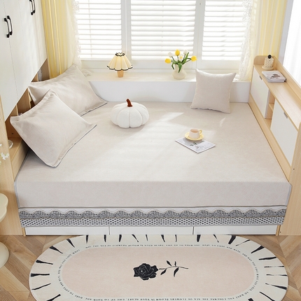 91家纺网 家纺一手货源 找家纺 手艺人沙发垫炕垫 2025新款雪尼尔提花绣花炕盖榻榻米炕垫XK656-XK675 XK660