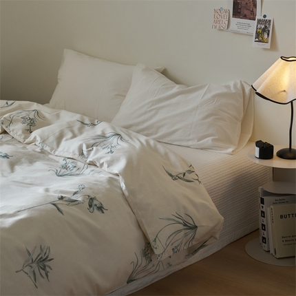 91家纺网 家纺一手货源 找家纺 窝米 2024新款全棉13370印花单品系列--被套 觅香被套