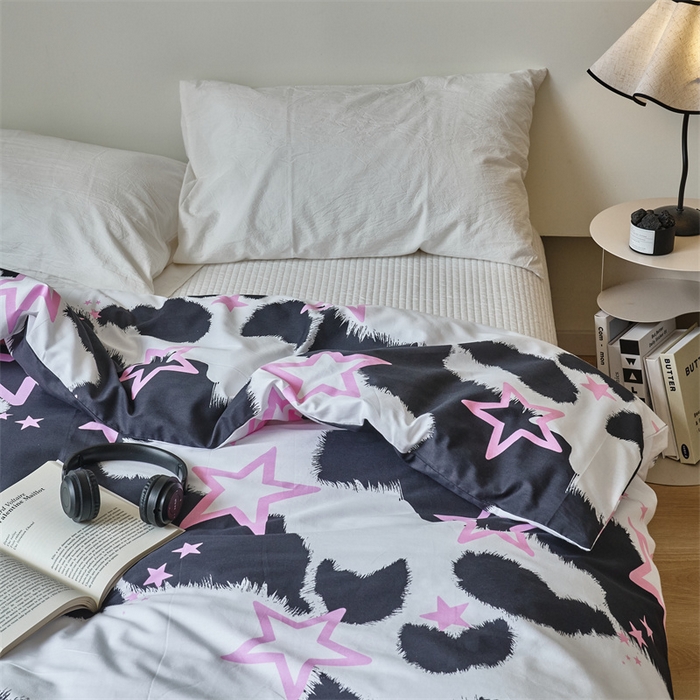 91家纺网 家纺一手货源 找家纺 窝米 2024新款全棉13370印花单品系列--被套 光芒被套