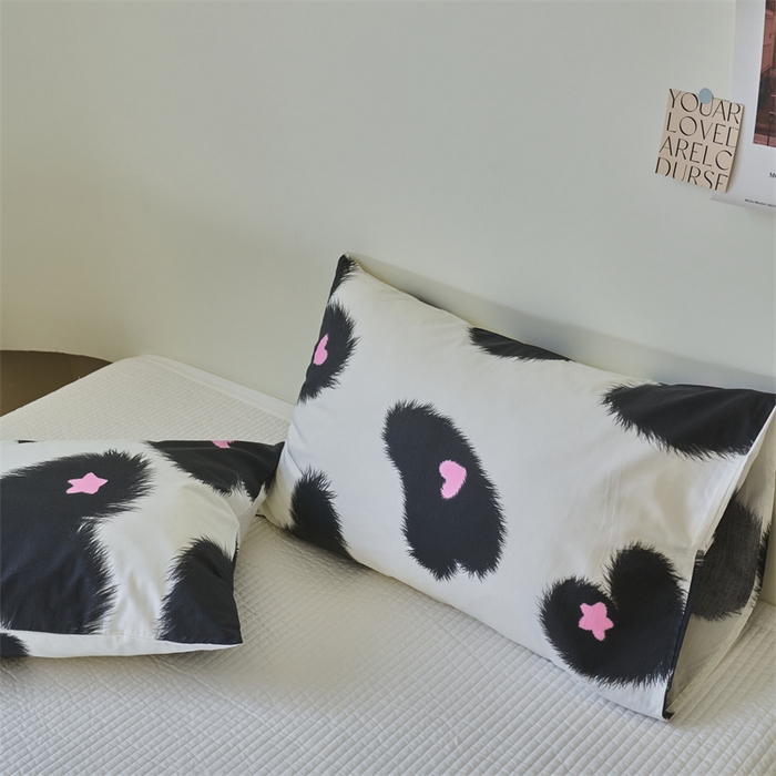 91家纺网 家纺一手货源 找家纺 窝米 2024新款全棉13370印花单品系列--枕套 沐心枕套