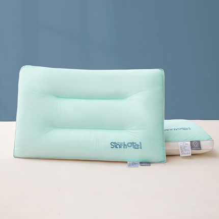 贵夫人 2024新款A类凉感星级酒店枕枕头枕芯-经典版 透凉绿 中枕48*74cm/只