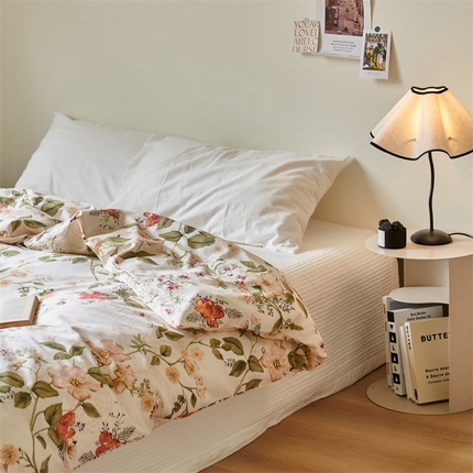 窝米 2024新款全棉13370印花单品系列--被套 莫奈花园被套