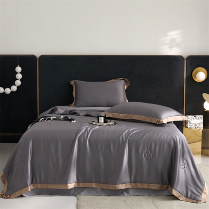 91家纺网 家纺一手货源 找家纺 （总）头等舱 2025新款奥地利A类60S兰精天丝20%桑蚕丝抗菌夏被（配无纺布包装）