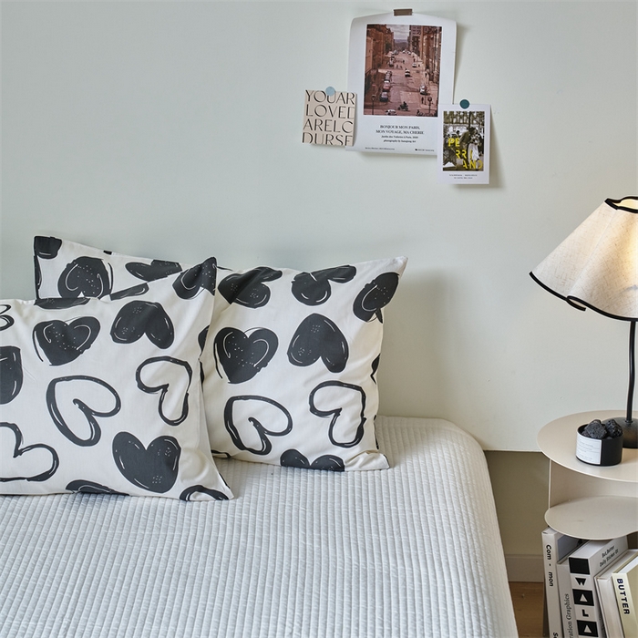 91家纺网 家纺一手货源 找家纺 窝米 2024新款全棉13370印花单品系列--枕套 最爱枕套